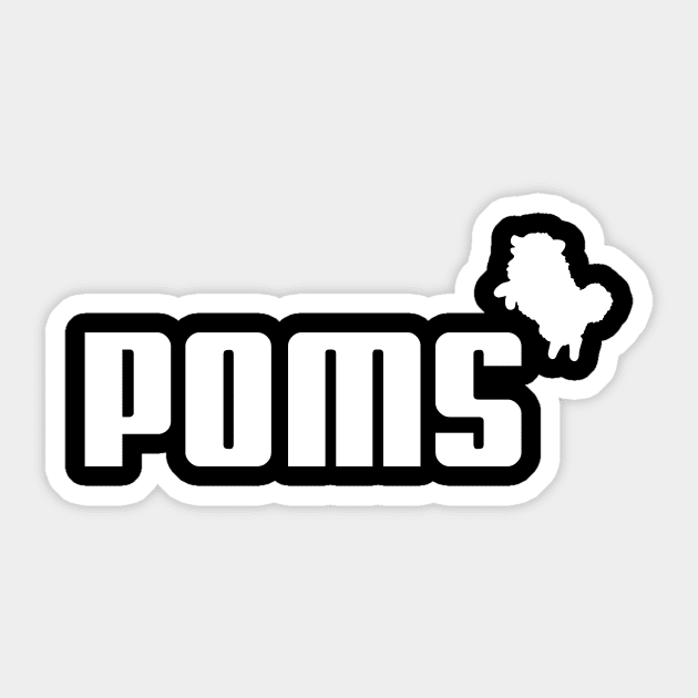 Poms Sticker by stardogs01